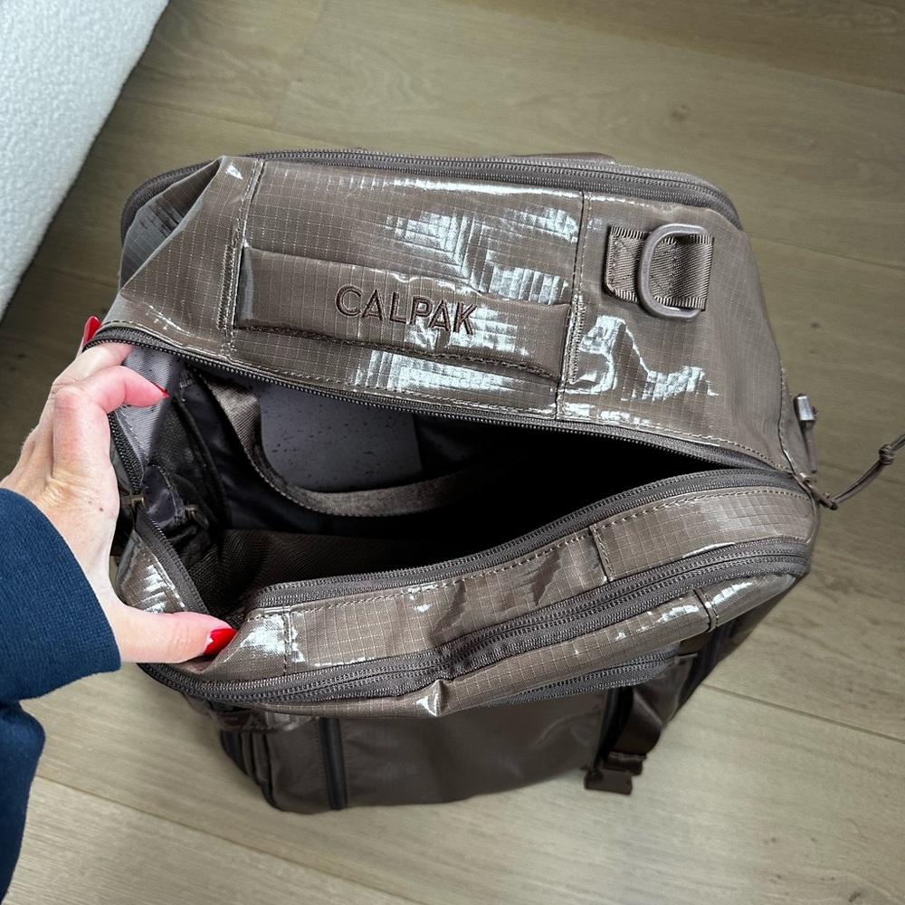 CALPAK Brown Terra 26L Laptop Duffel Backpack - Picture 6 of 8